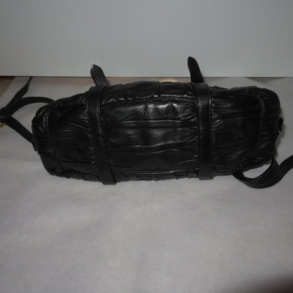 Prada Gauffre Nappa Black Satchel - Picture 8 of 14